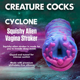 Creature Cocks Cyclone Silicone Squishy Alien Vagina Stroker